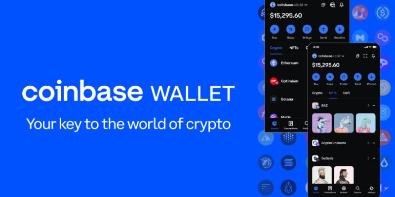 CoinBase Wallet mobile app features